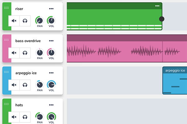 Layering Audio with Tracks